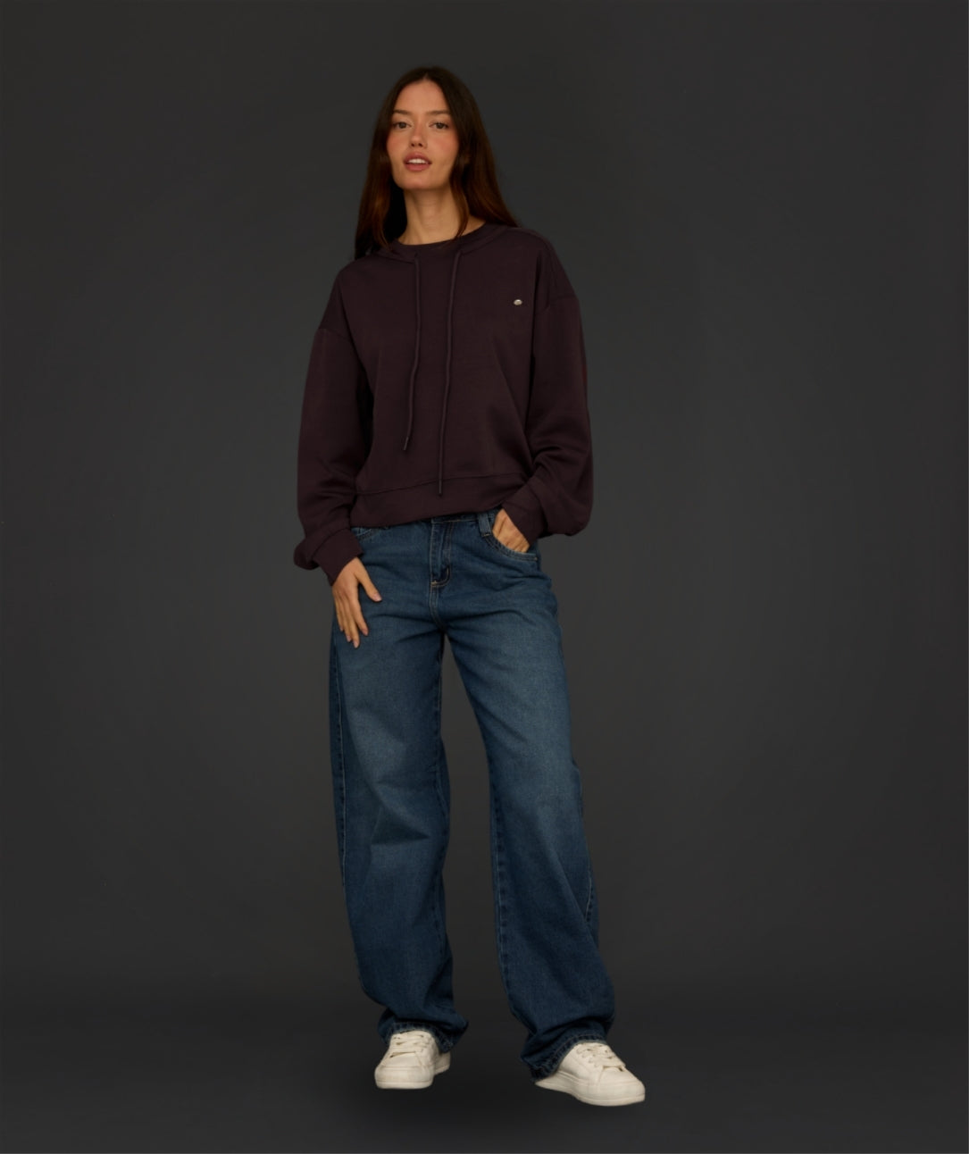 HOODIE LENA MORADO