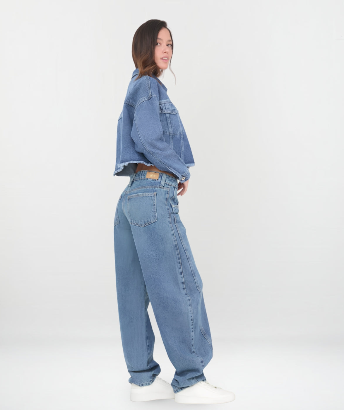 JEAN BARREL RIGIDO MINTY