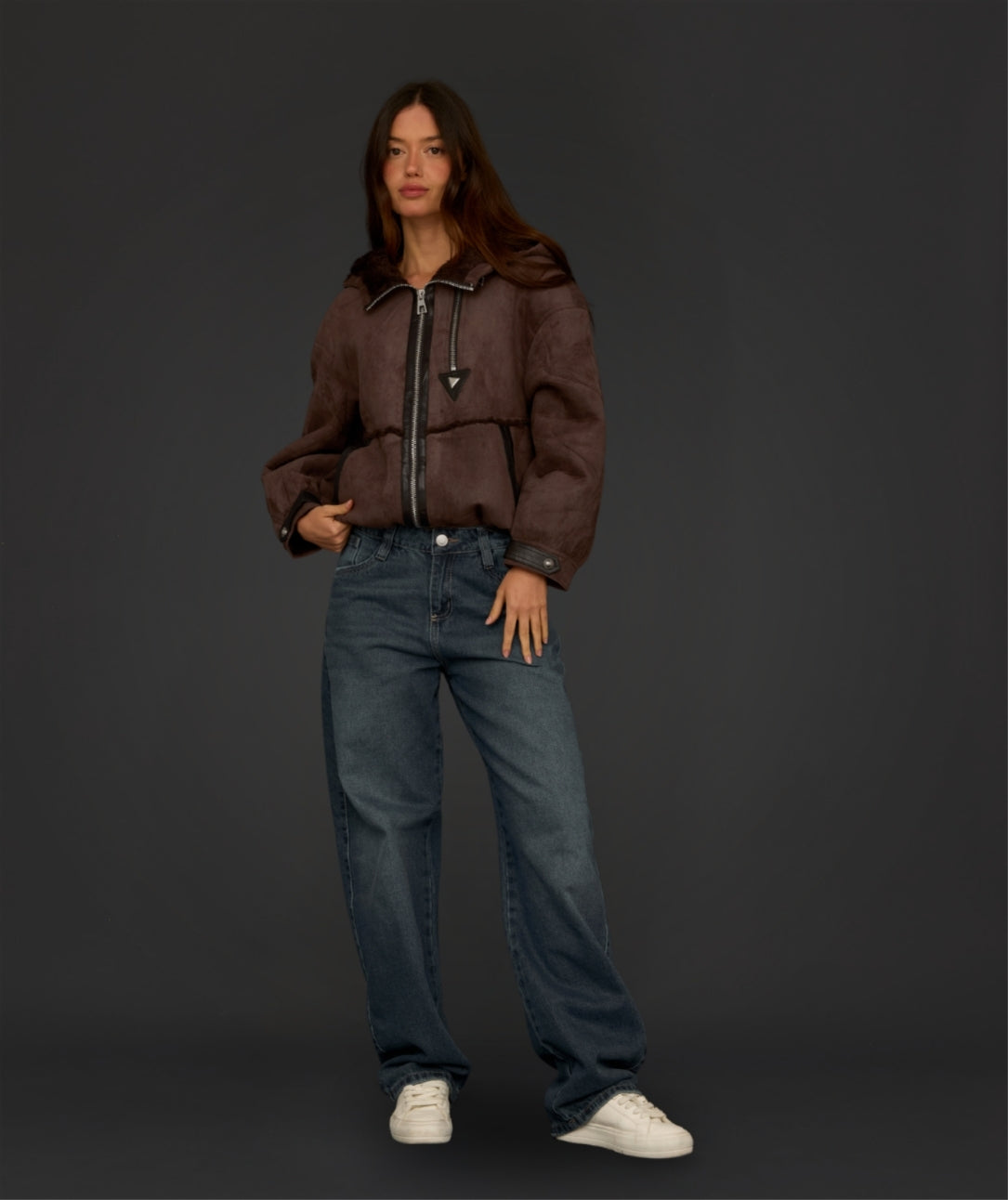 CHAQUETA GAMUZA VELIN