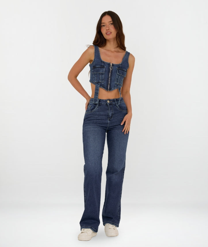 CROP TOP CARGO SOFY