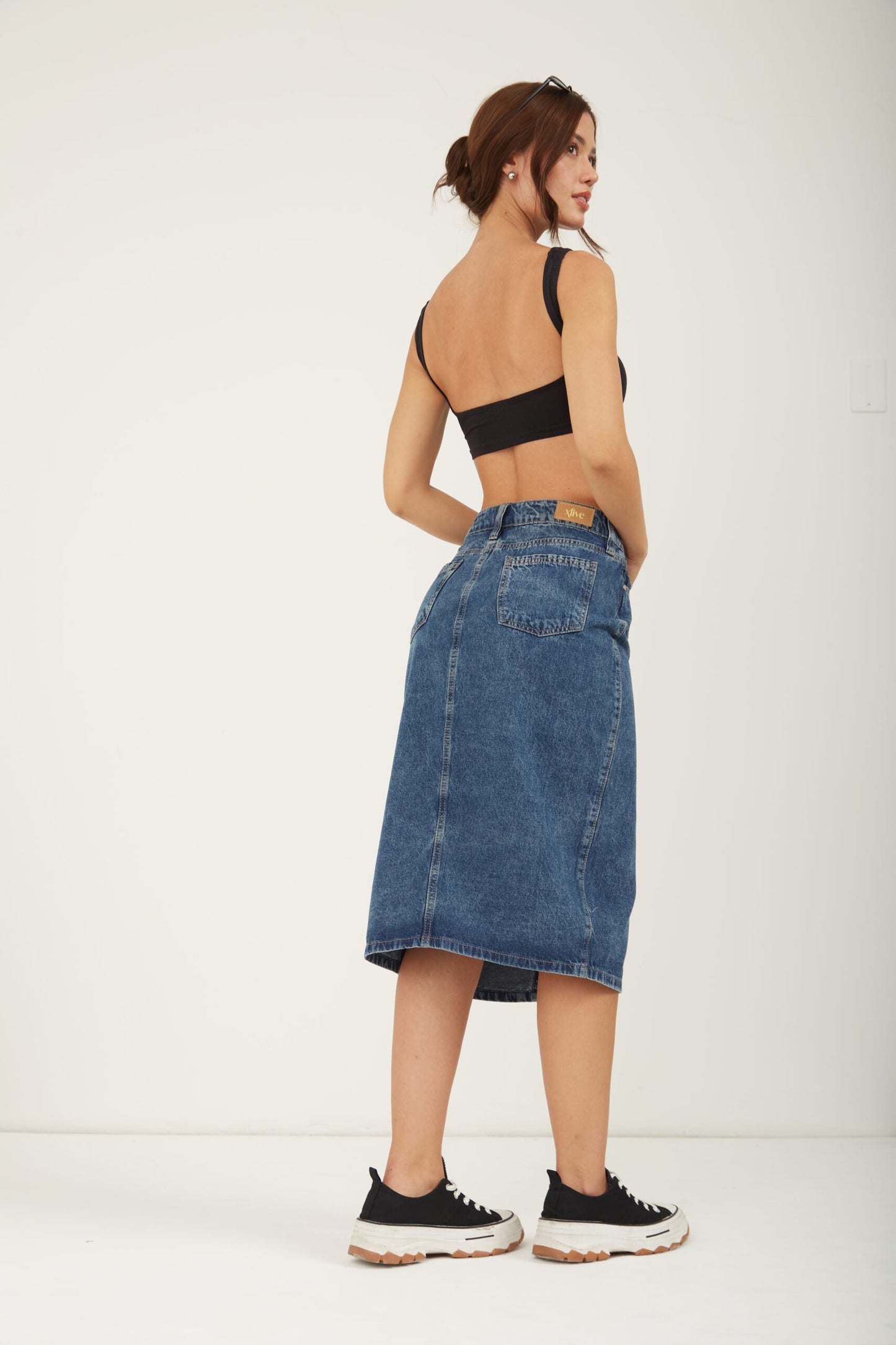 FALDA SEMI LARGA BAW