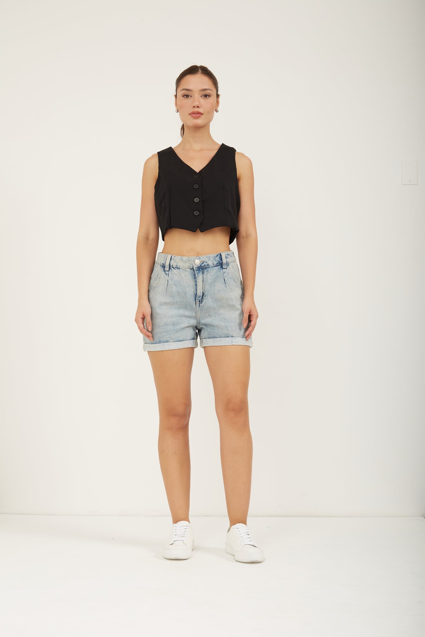 SHORT DAMA RIGIDO