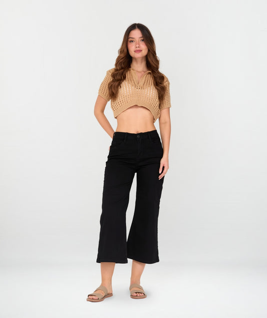 JEAN WIDE LEG LICRADO DAMA SABRINA #1