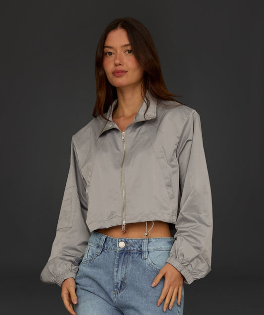 CHAQUETA DAMA ANTIFLUIDO GRIS