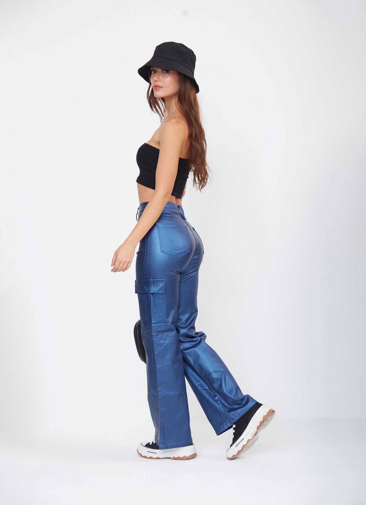 MOM FLARE PAM AZUL