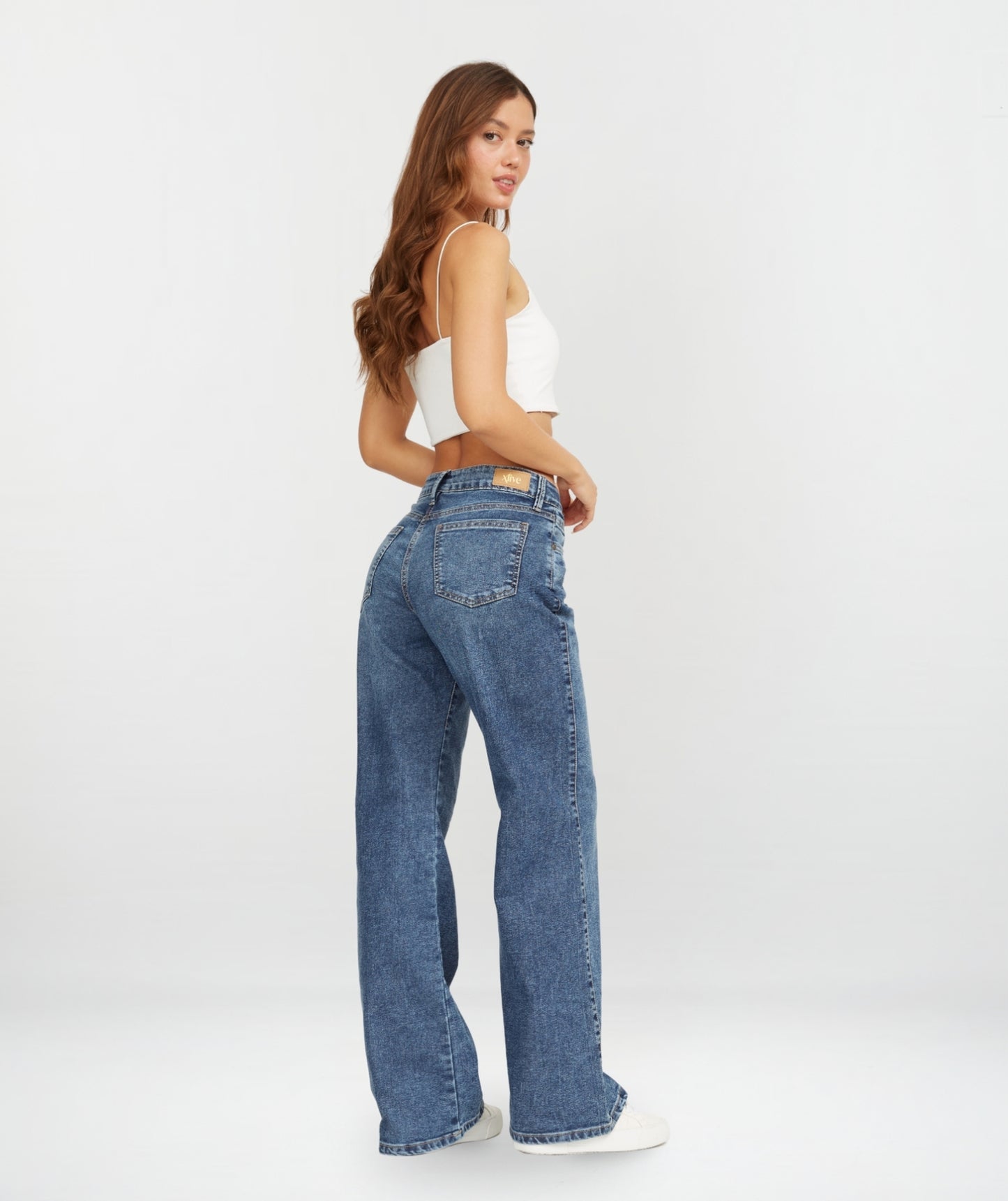 JEAN MOM FLARE LICRADO FEVER