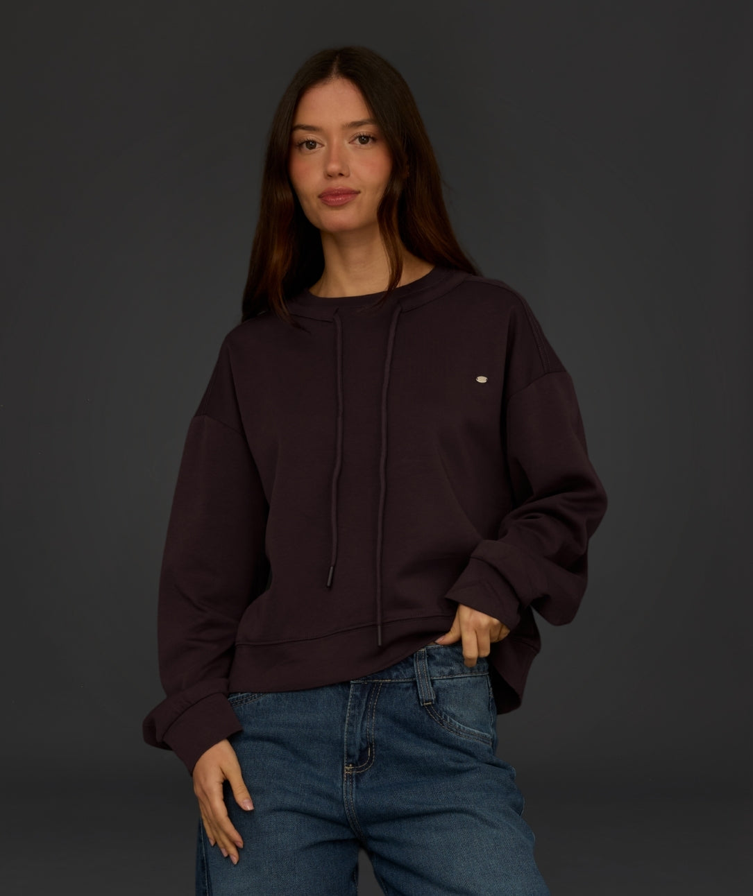 HOODIE LENA MORADO
