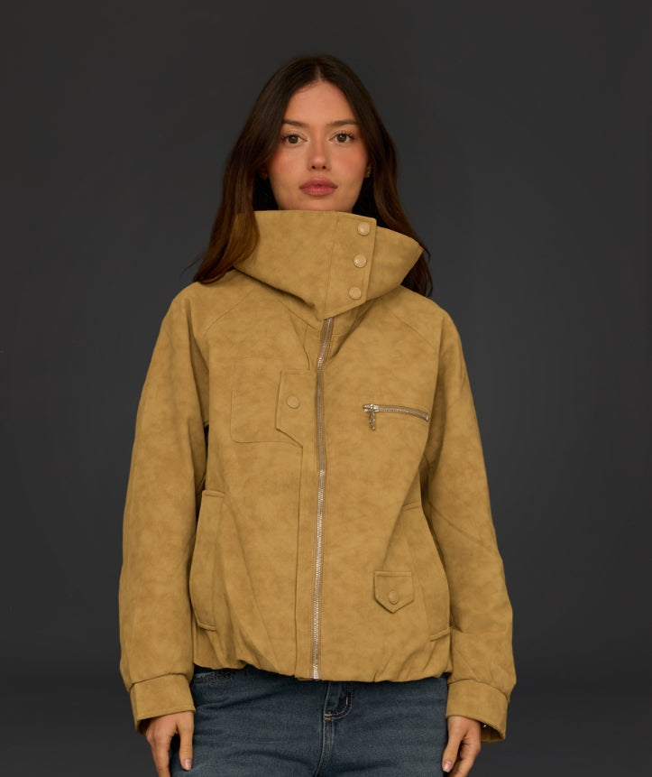 CHAQUETA GAMUZA KORAL CAFE