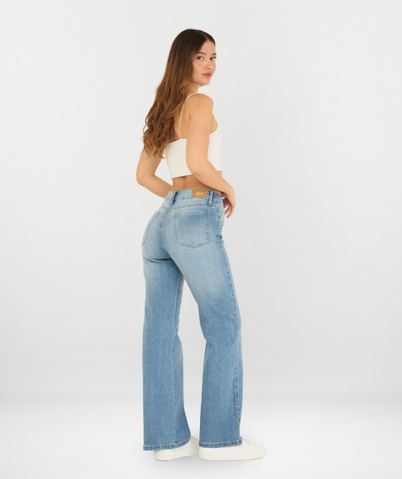 JEAN WIDE LEG LICRADO DAMA ARUNA