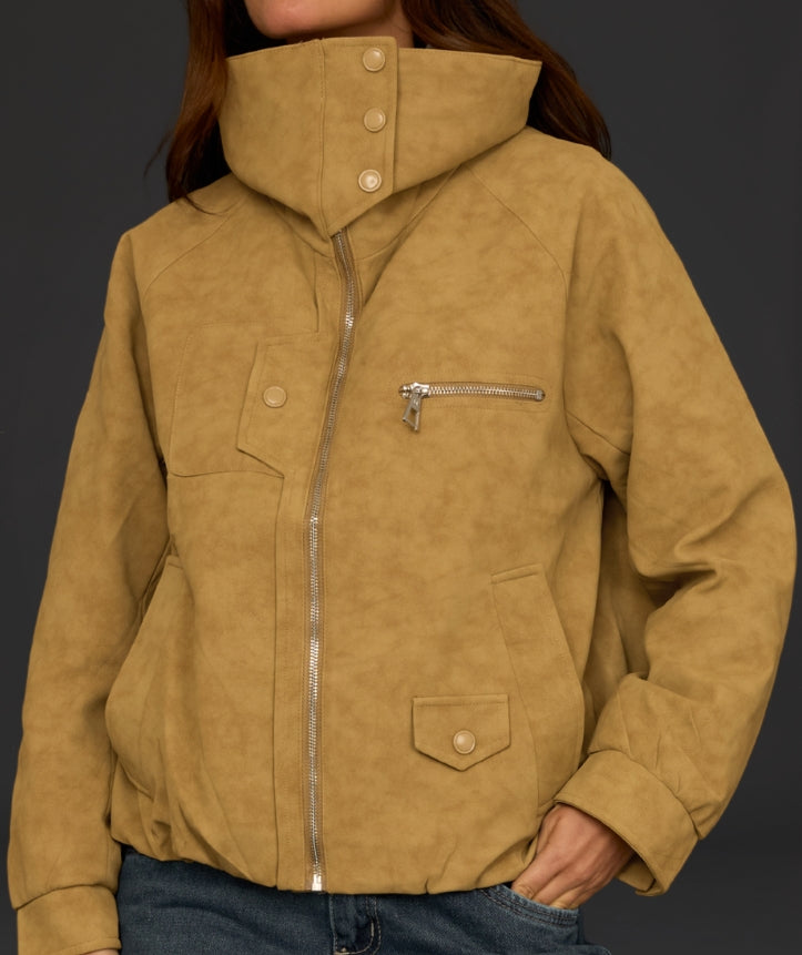 CHAQUETA GAMUZA KORAL CAFE