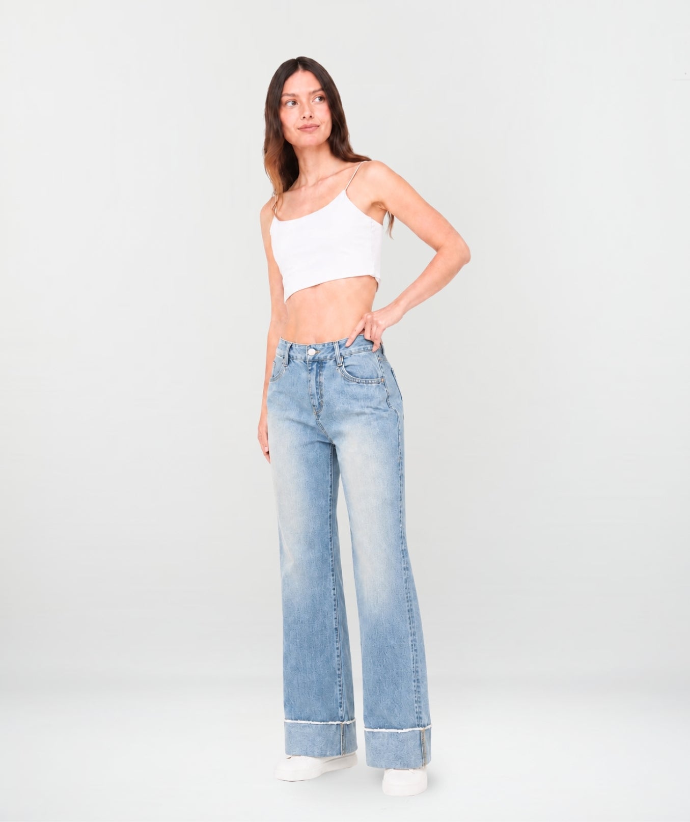JEAN WIDE LEG LICRADO DAMA URANY