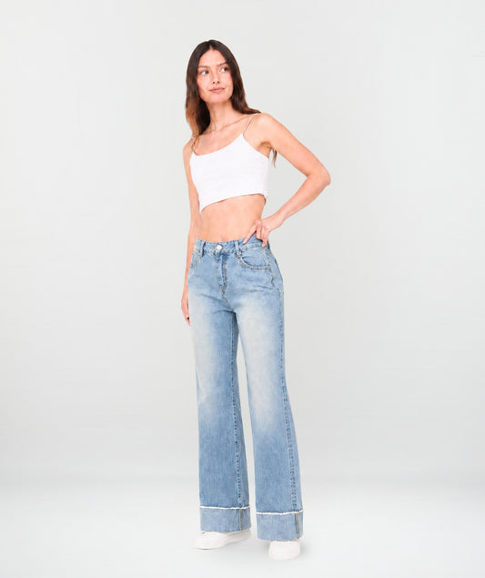 JEAN WIDE LEG LICRADO DAMA URANY