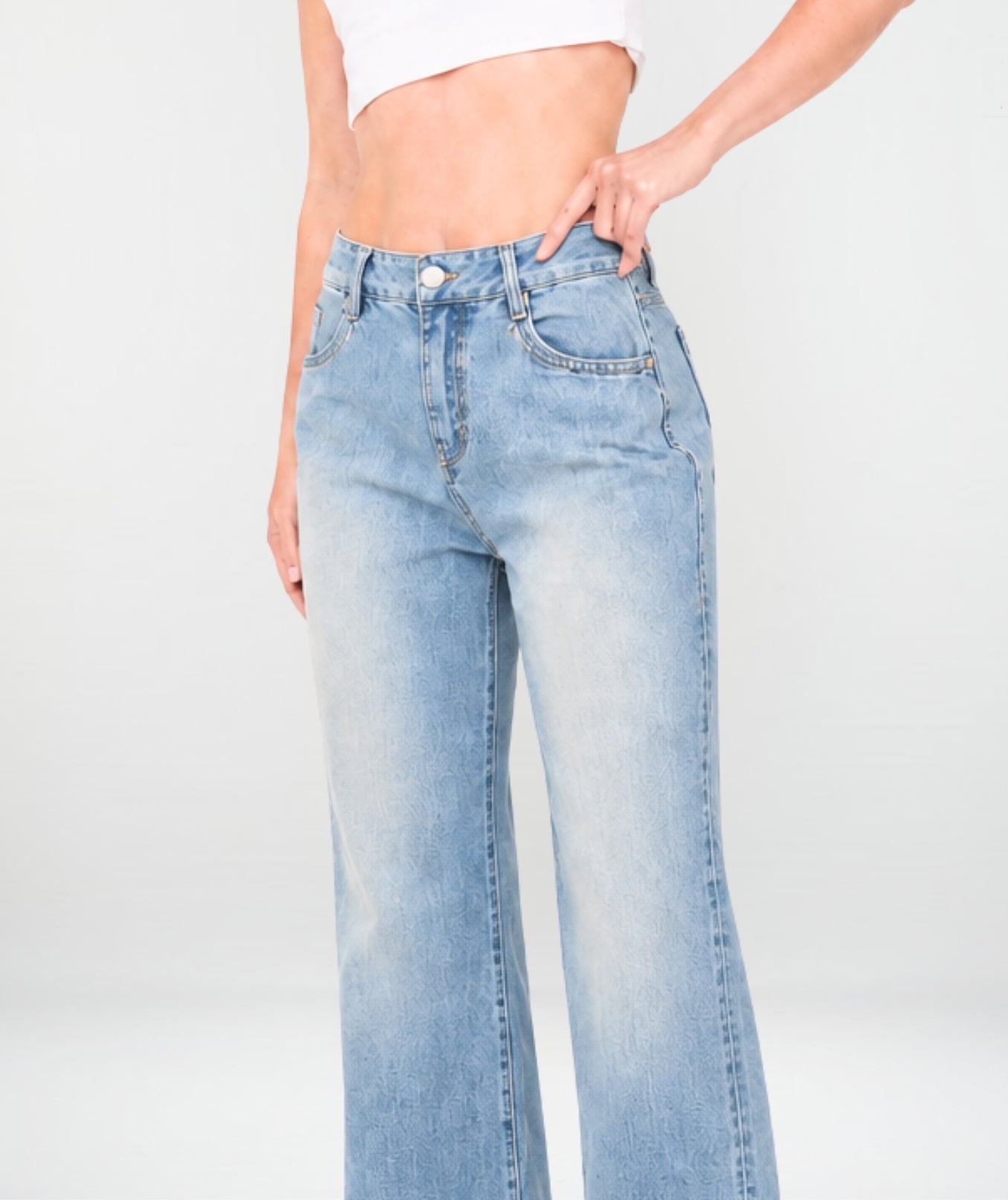 JEAN WIDE LEG LICRADO DAMA URANY
