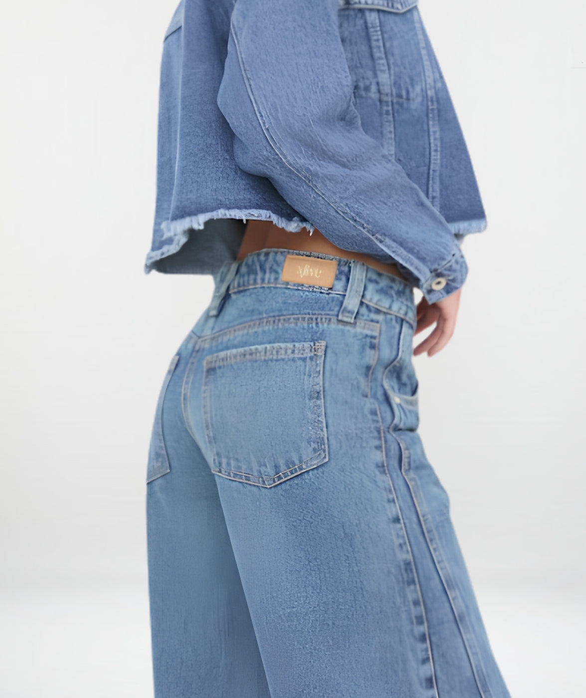JEAN BARREL RIGIDO MINTY