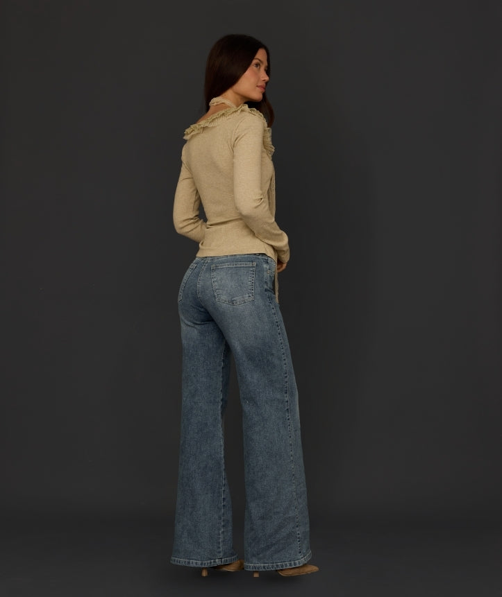 WIDE LEG LICRADO PRISILY