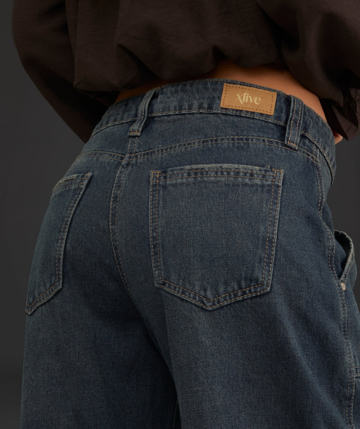 JEAN BAGGY CARGO DRUMY