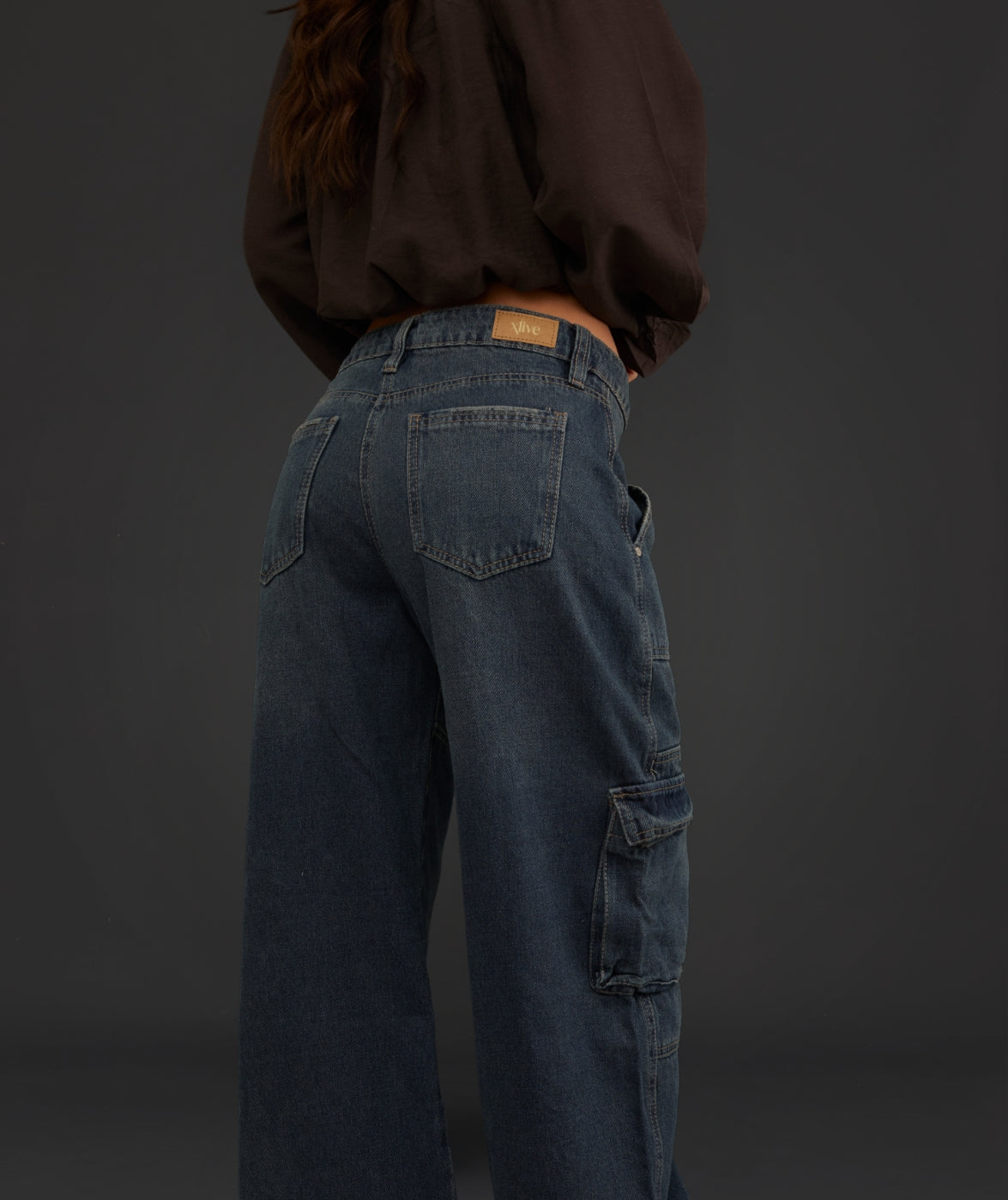 JEAN BAGGY CARGO DRUMY