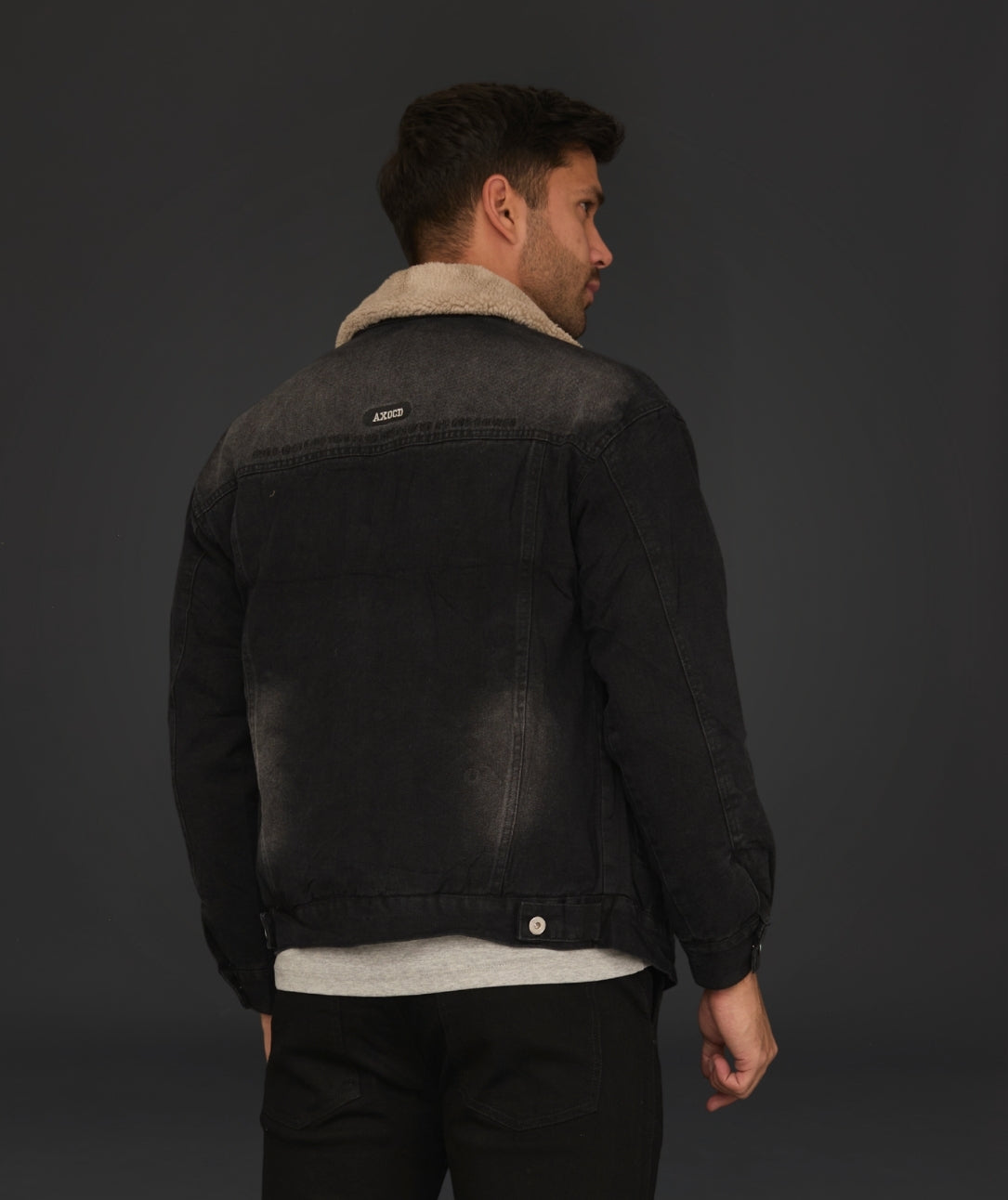 CHAQUETA ALINE DENIM NEGRO