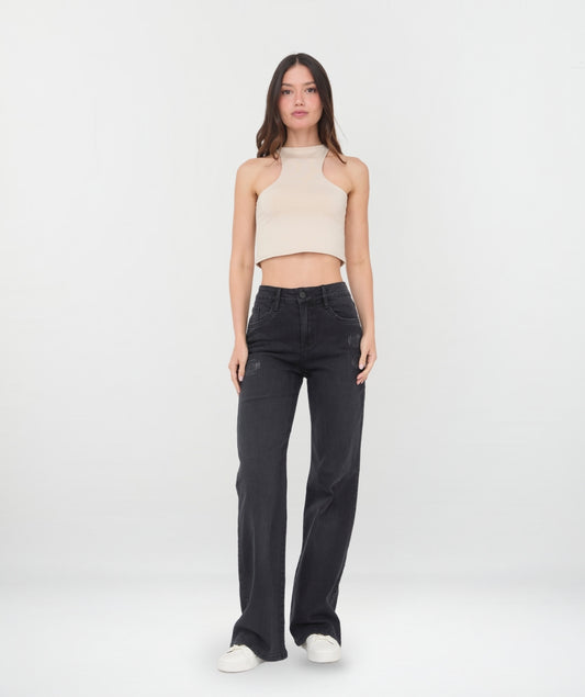 Jean Mom Flare Bombay