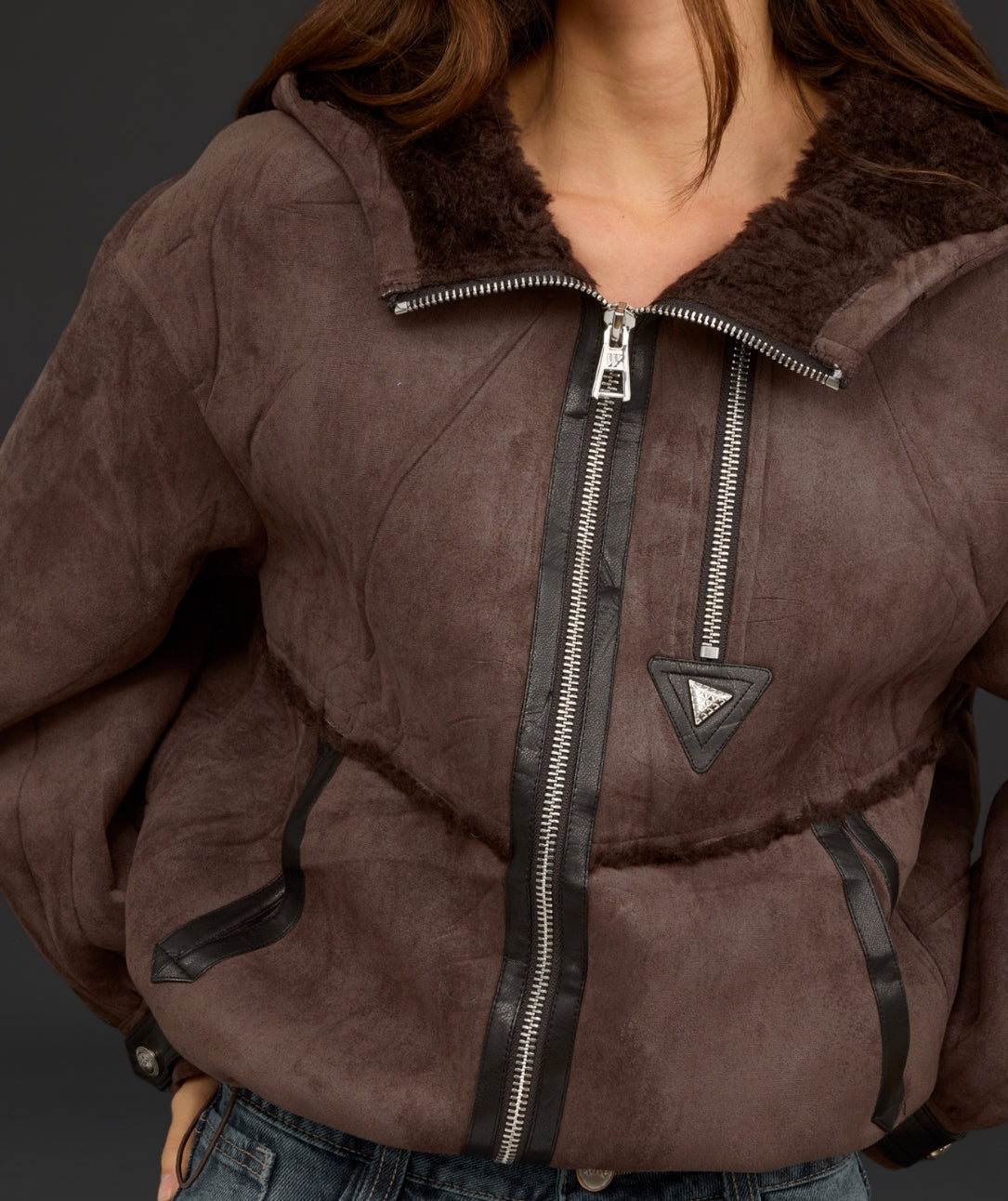CHAQUETA GAMUZA VELIN