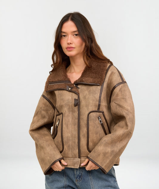CHAQUETA GAMUZA TERE