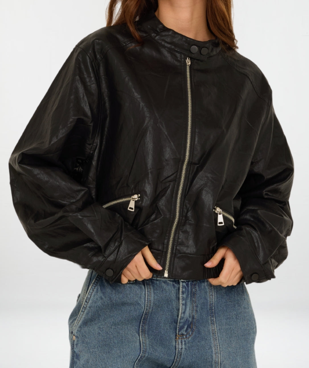 CHAQUETA CUERINA CINTIS