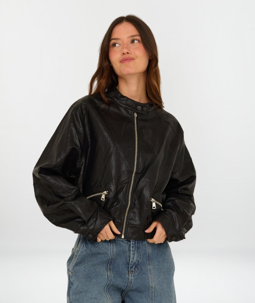 CHAQUETA CUERINA CINTIS