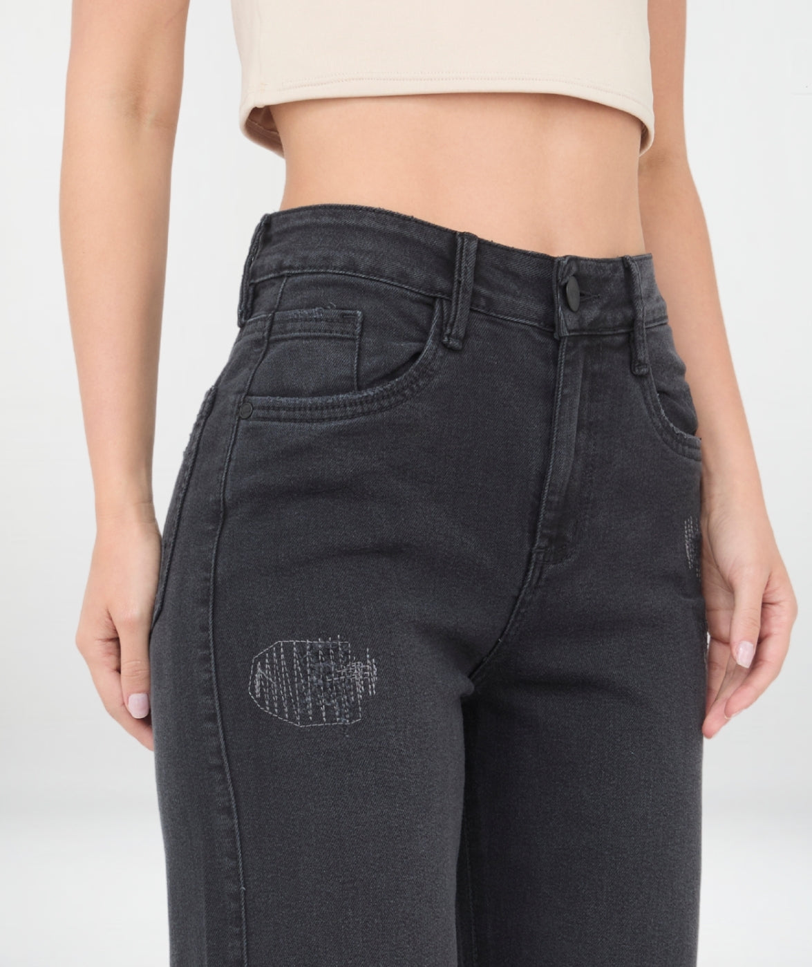 Jean Mom Flare Bombay