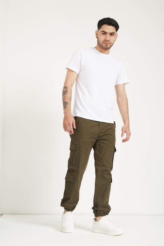 PANTALON HOMBRE MAXI CHARLI CARGO ELASTICO BOTA LICRADO DRIL