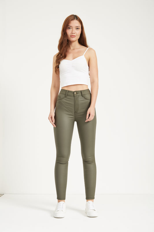 TIRO ALTO MYR  BOTON LICRADO CUERINA