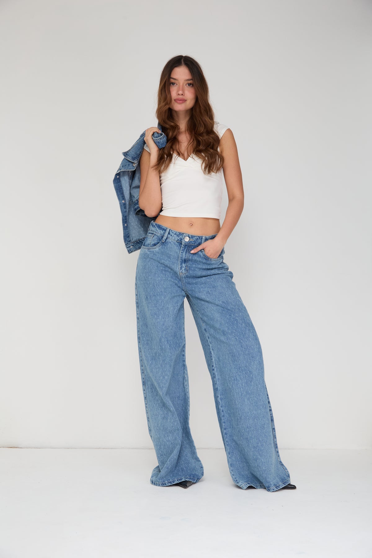 CHAQUETA PERLA CORTA DAMA RIGIDA