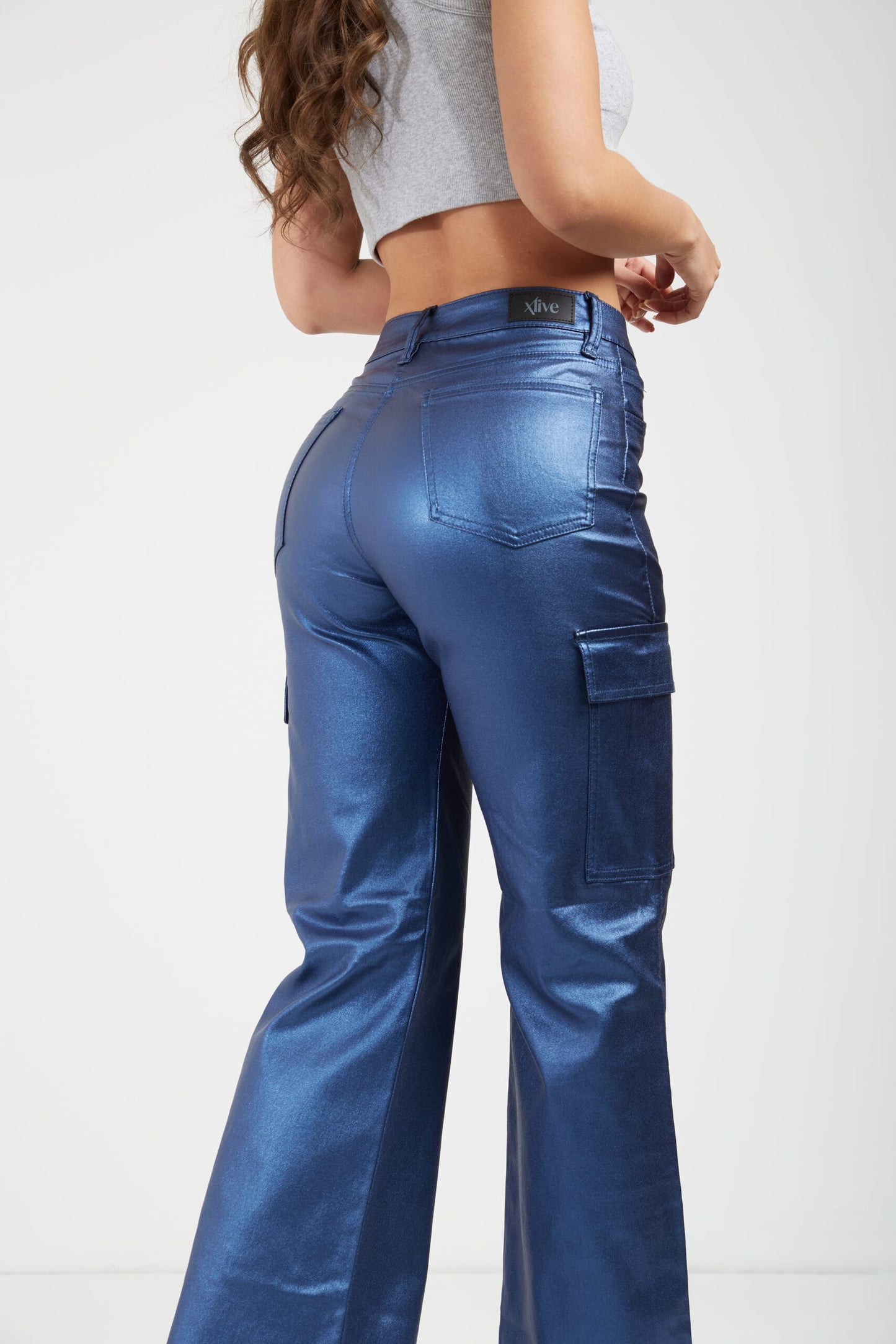 MOM FLARE PAM AZUL
