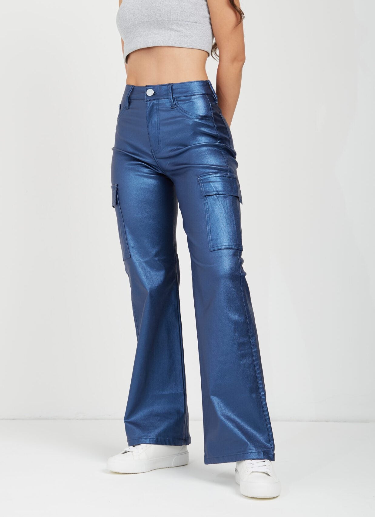 MOM FLARE PAM AZUL