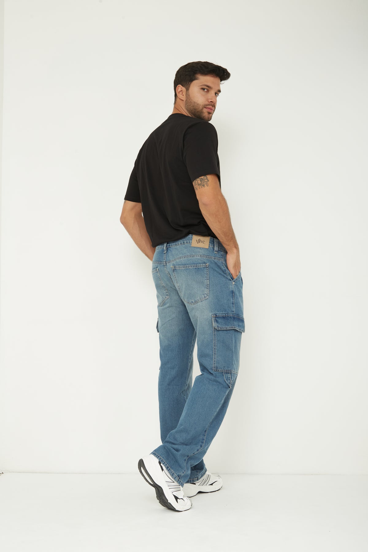 HOMBRE BOTA BLOW RECTA CARGO 2 BOL RIGIDO #1