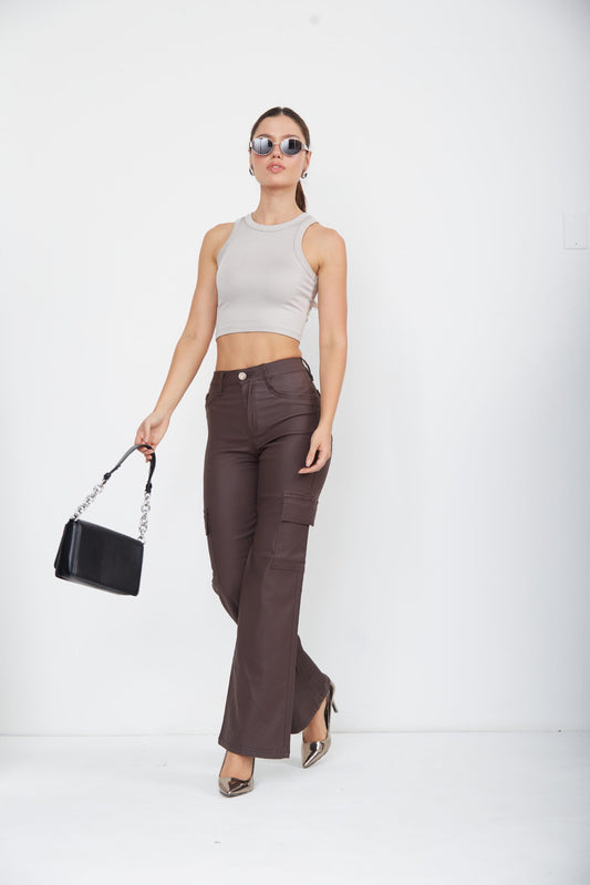 MOM FLARE DANDY CHOCOLATE