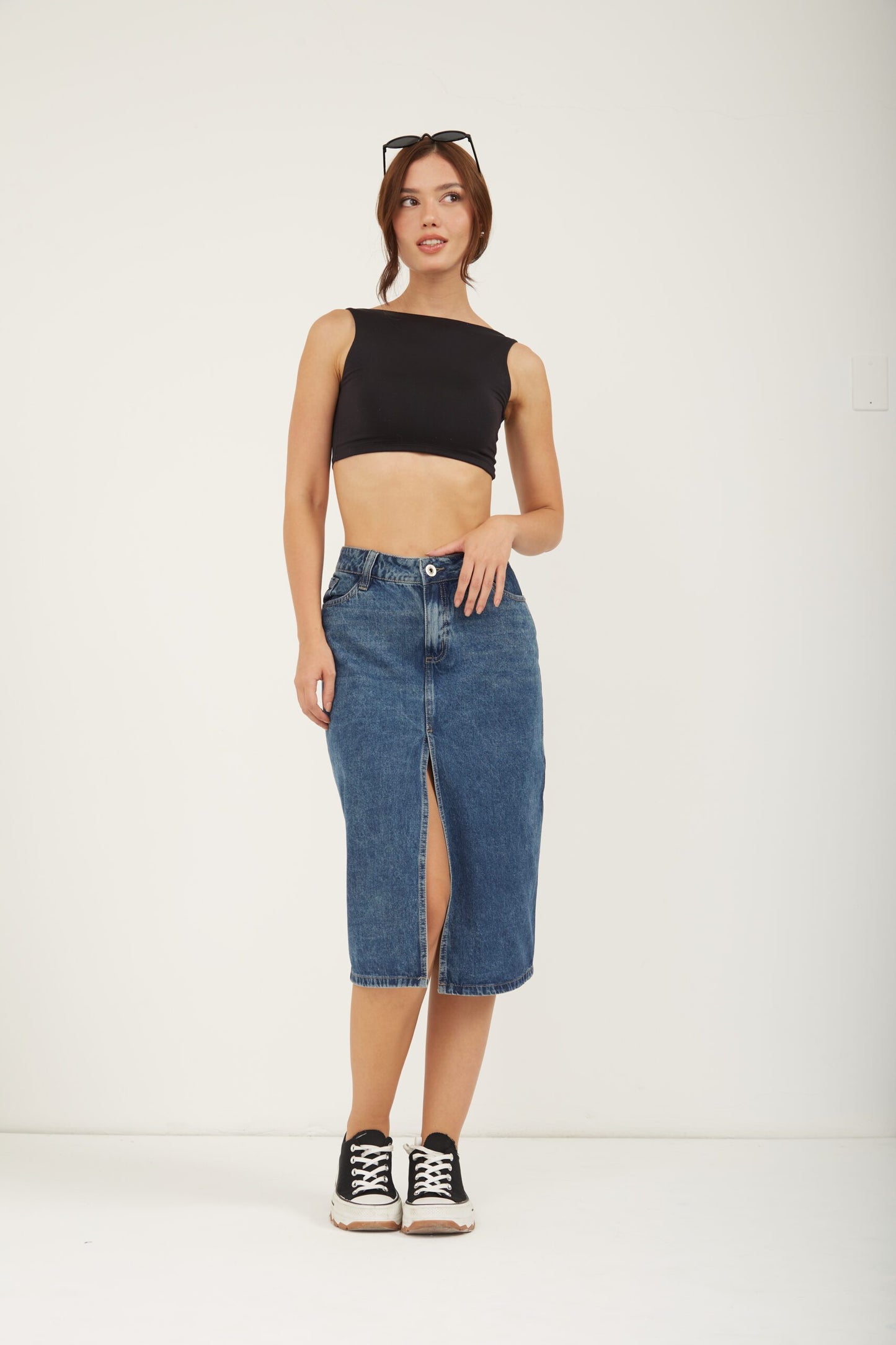 FALDA SEMI LARGA BAW