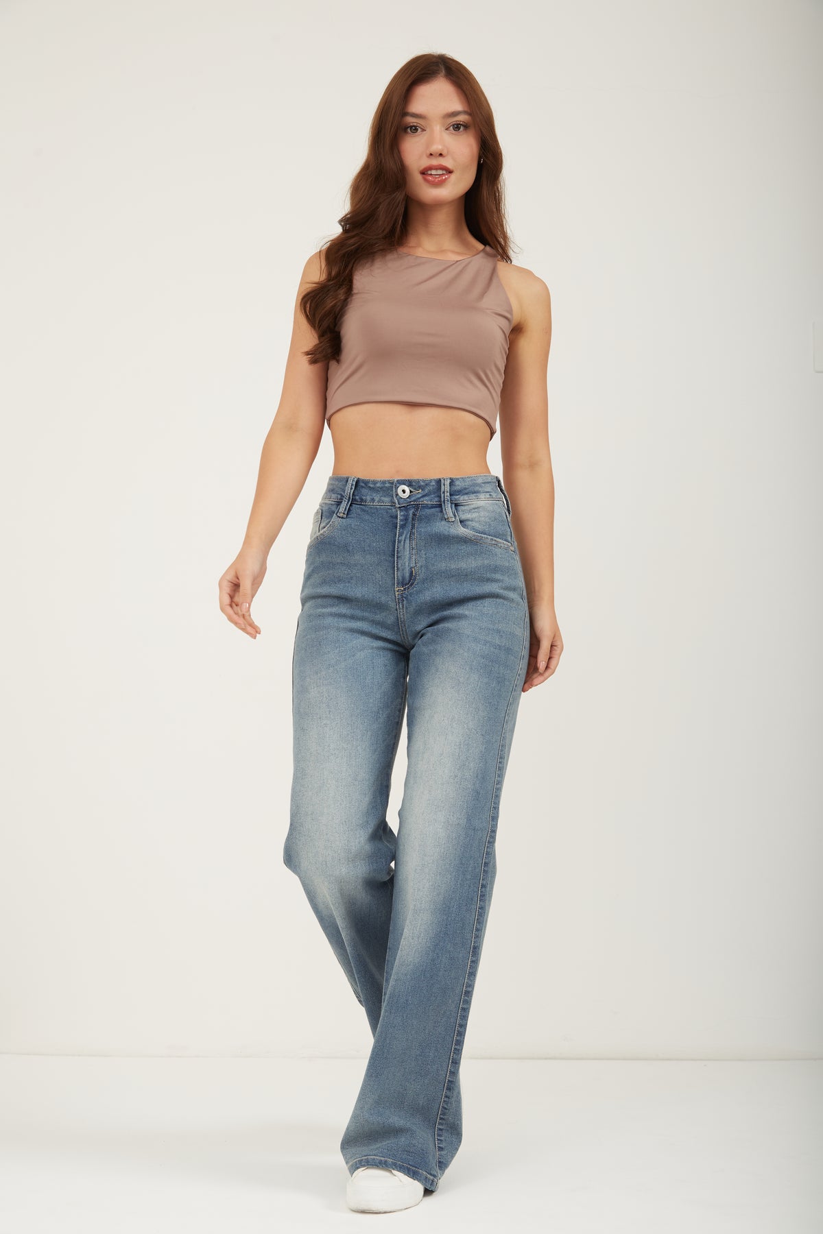 JEAN MOM FLARE TATI LICRADO