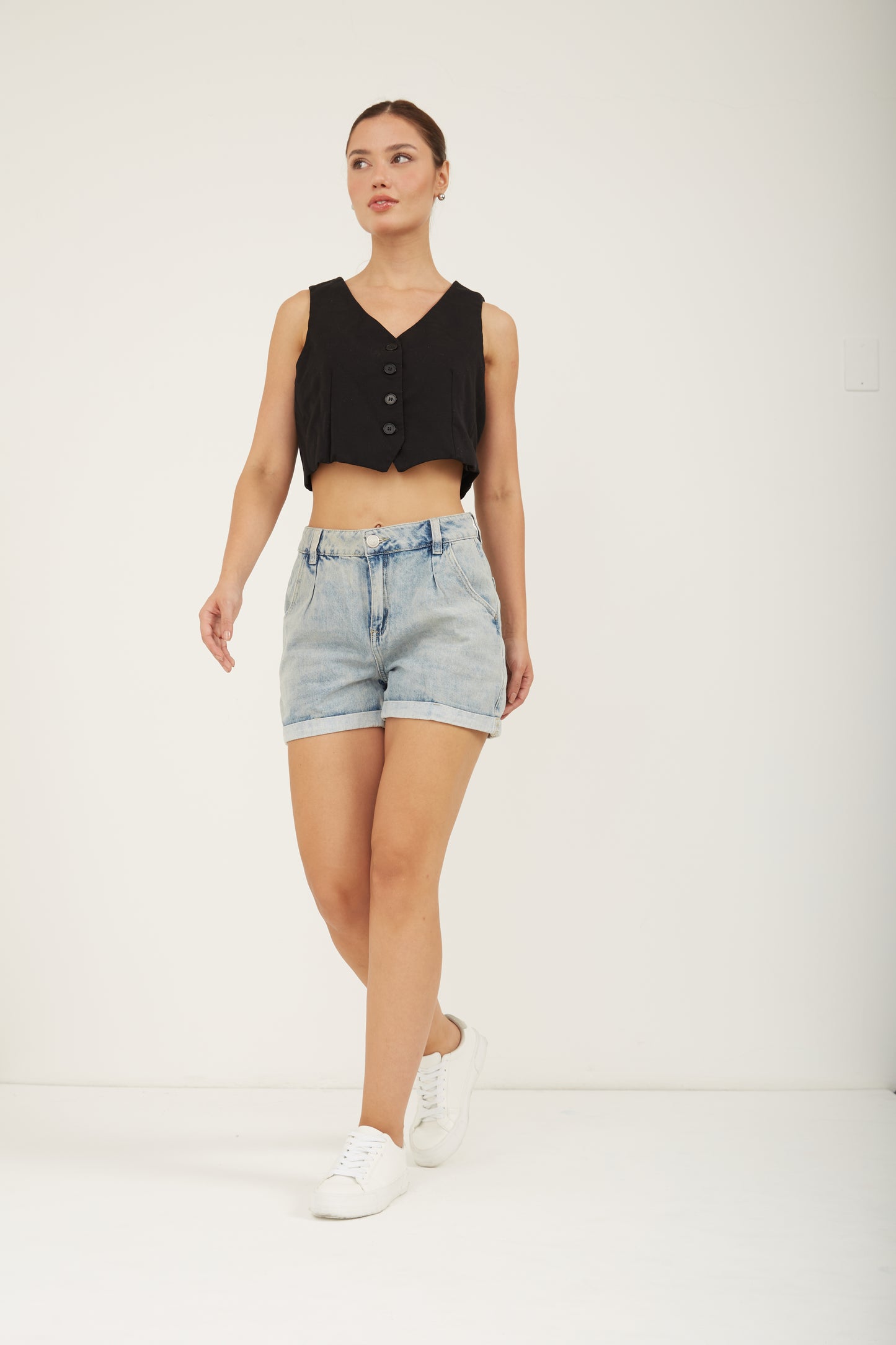 SHORT DAMA RIGIDO