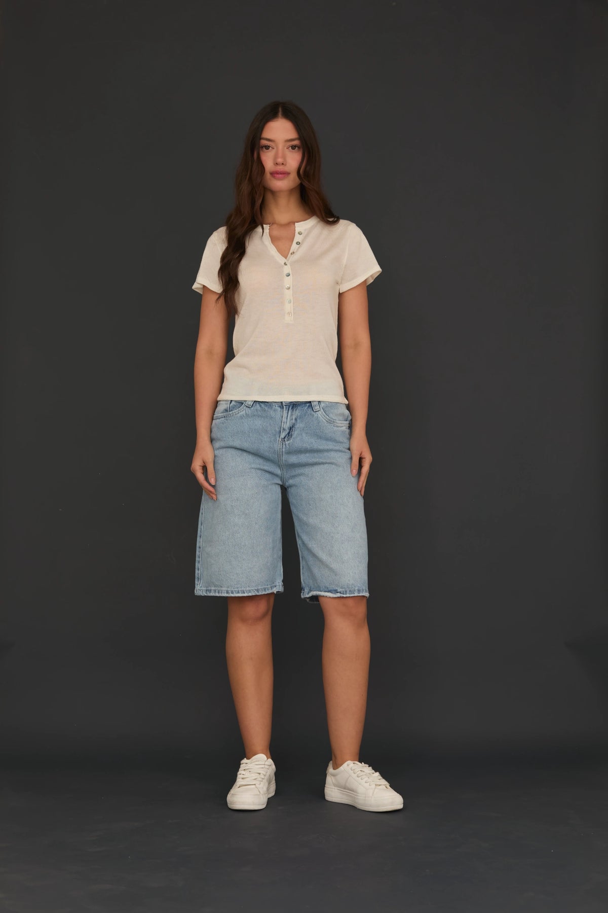 BERMUDA ANISTY WIDE LEG DAMA RIGIDA