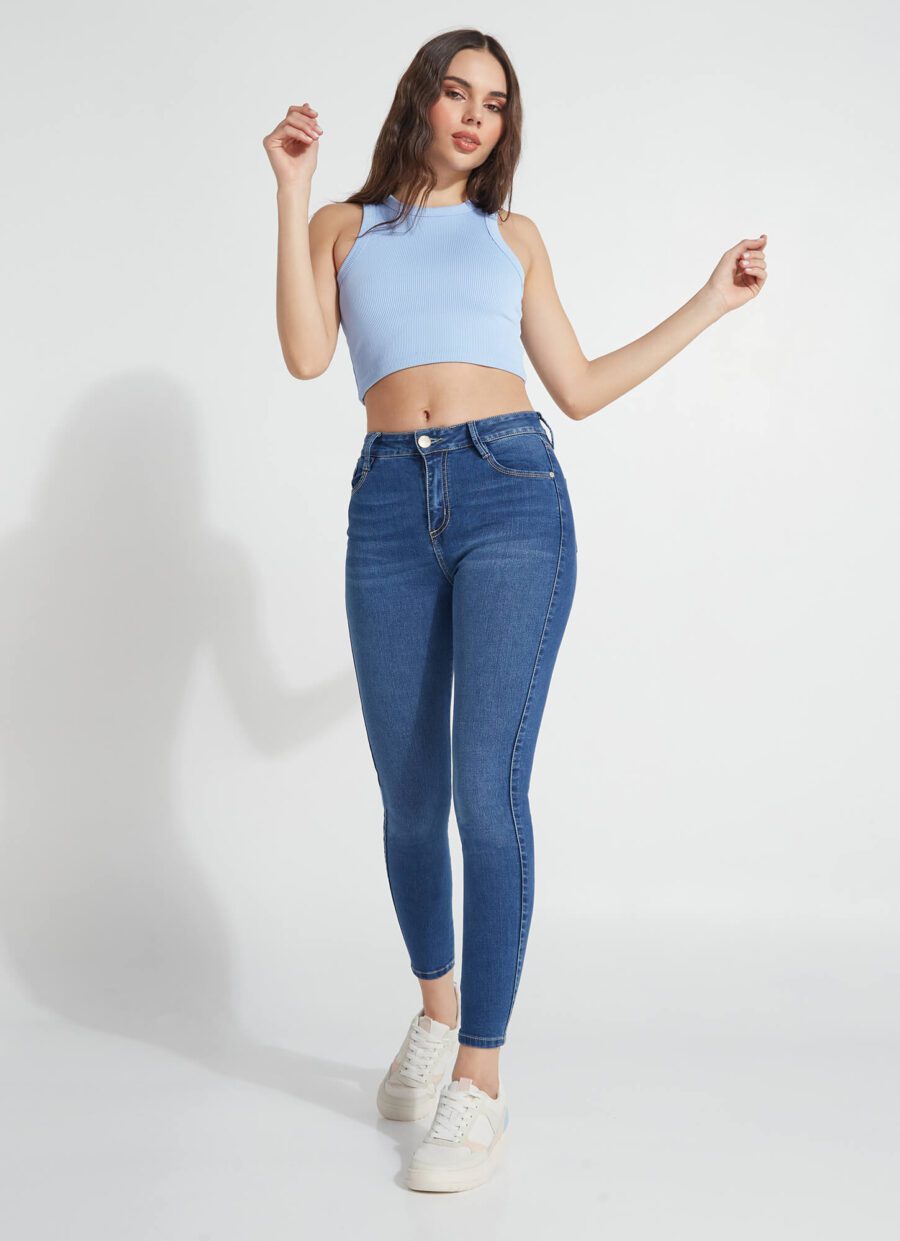 Jeans Skinny Tiro Alto Ref. Lisa