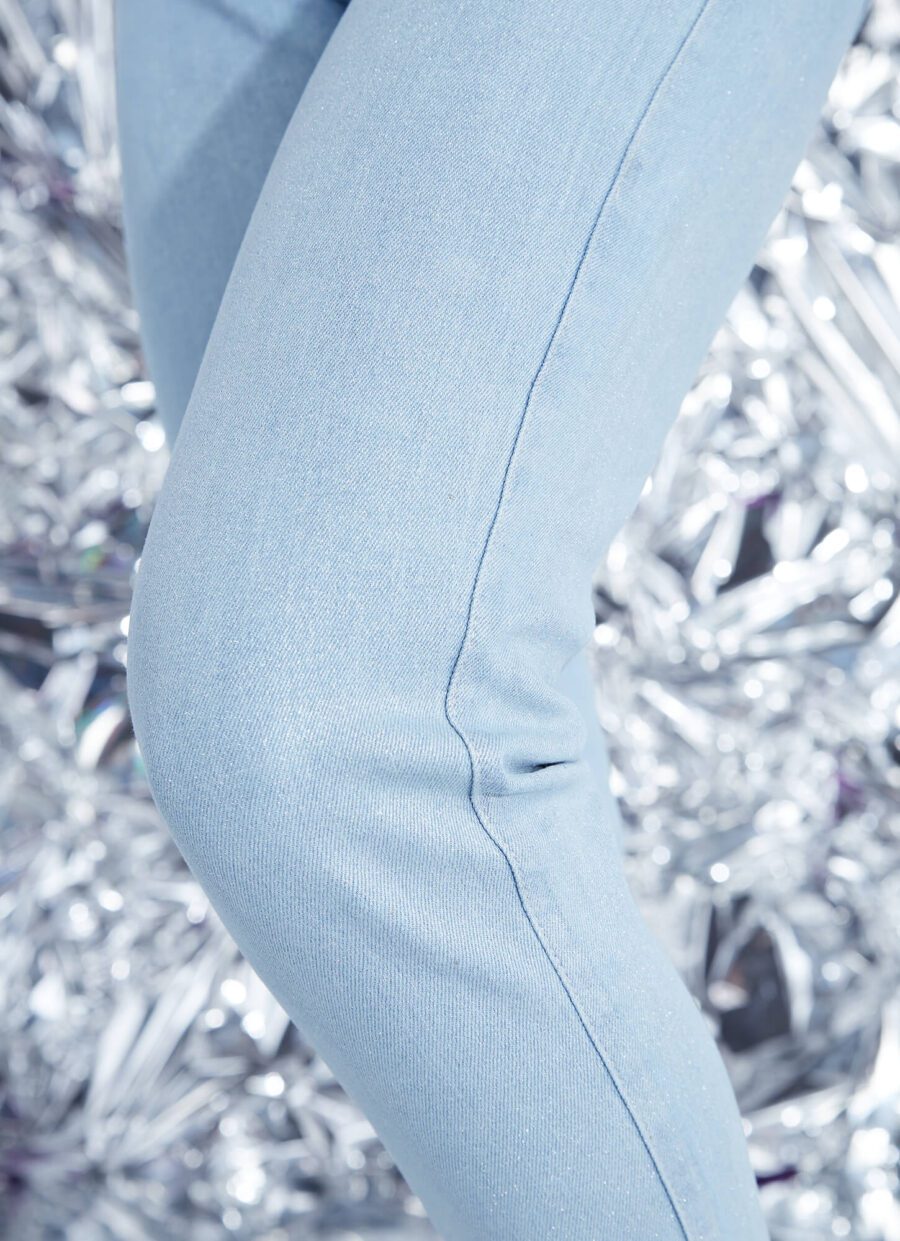 Jean Momfit Licrado Metalizado Ref. Valency - Imagen 4