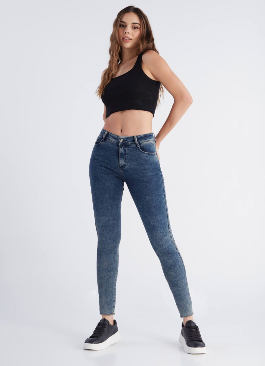 Jeans Skinny Tiro Alto Ref. Gracy