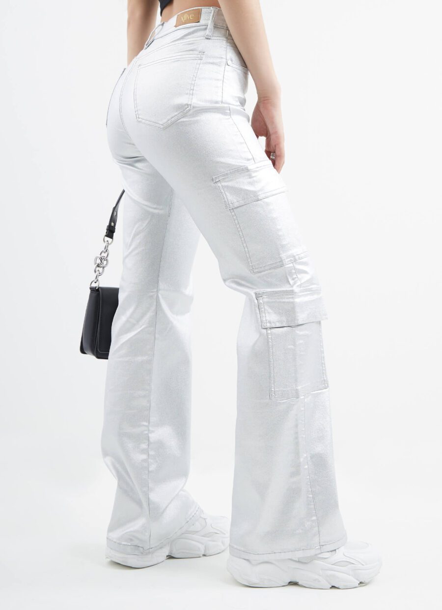 Momfit Semi Flare Metalizado Cargo Ref. Wall - Imagen 2