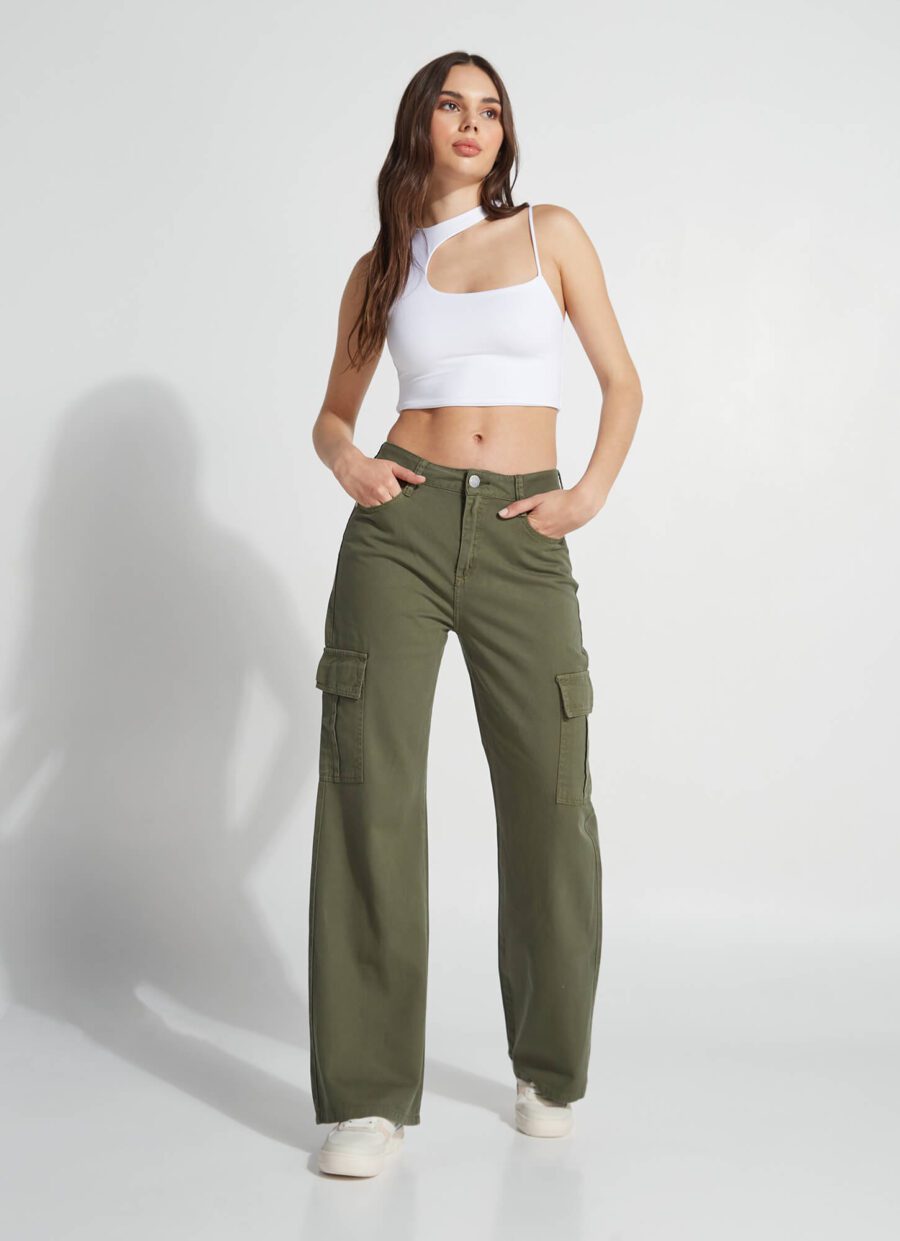 Momfit Semi Flare Cargo Ref. Kilor Verde