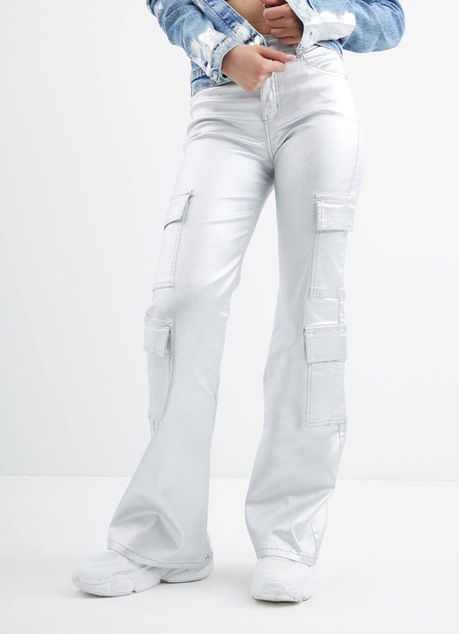 Momfit Semi Flare Metalizado Cargo Ref. Wall