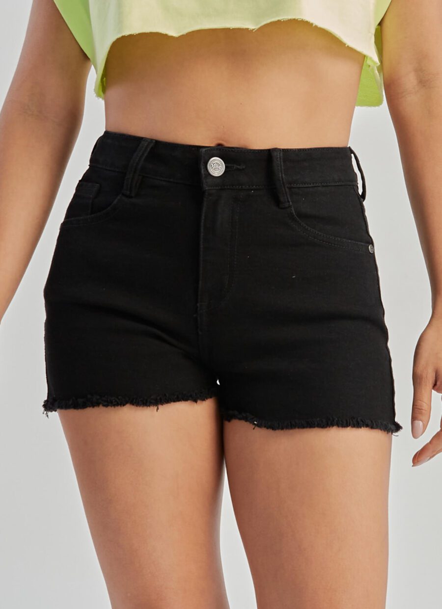 Short Negro Licrado Ref. Yera - Imagen 2