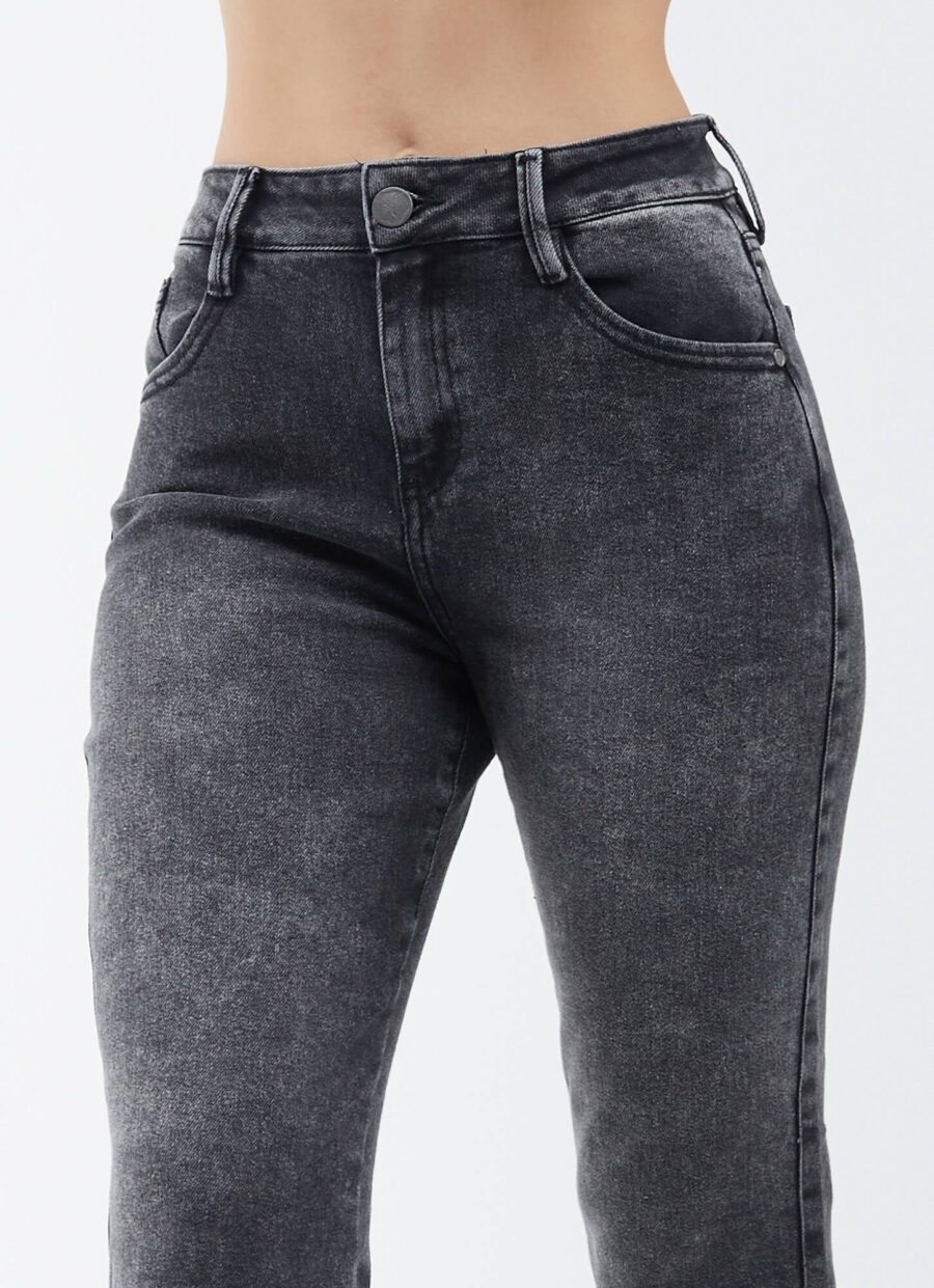 Jean Momfit Gris Licrado Ref. Jungle - Imagen 3