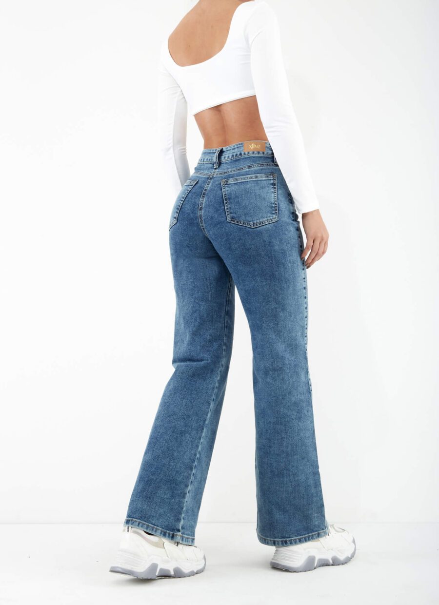 Jean Momfit Semi Flare Ref. Tedra - Imagen 4