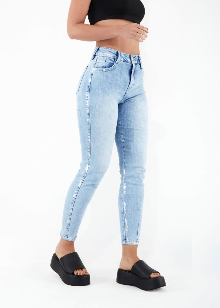 Jean Momfit Detalles Metalizados Ref. Murcia