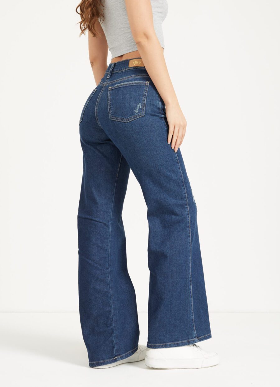 Jean Momfit Semi Flare Ref. Haly - Imagen 2